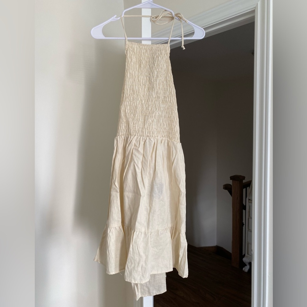 Urban Outfitters Urban Renewal XL Cream Halter Dress